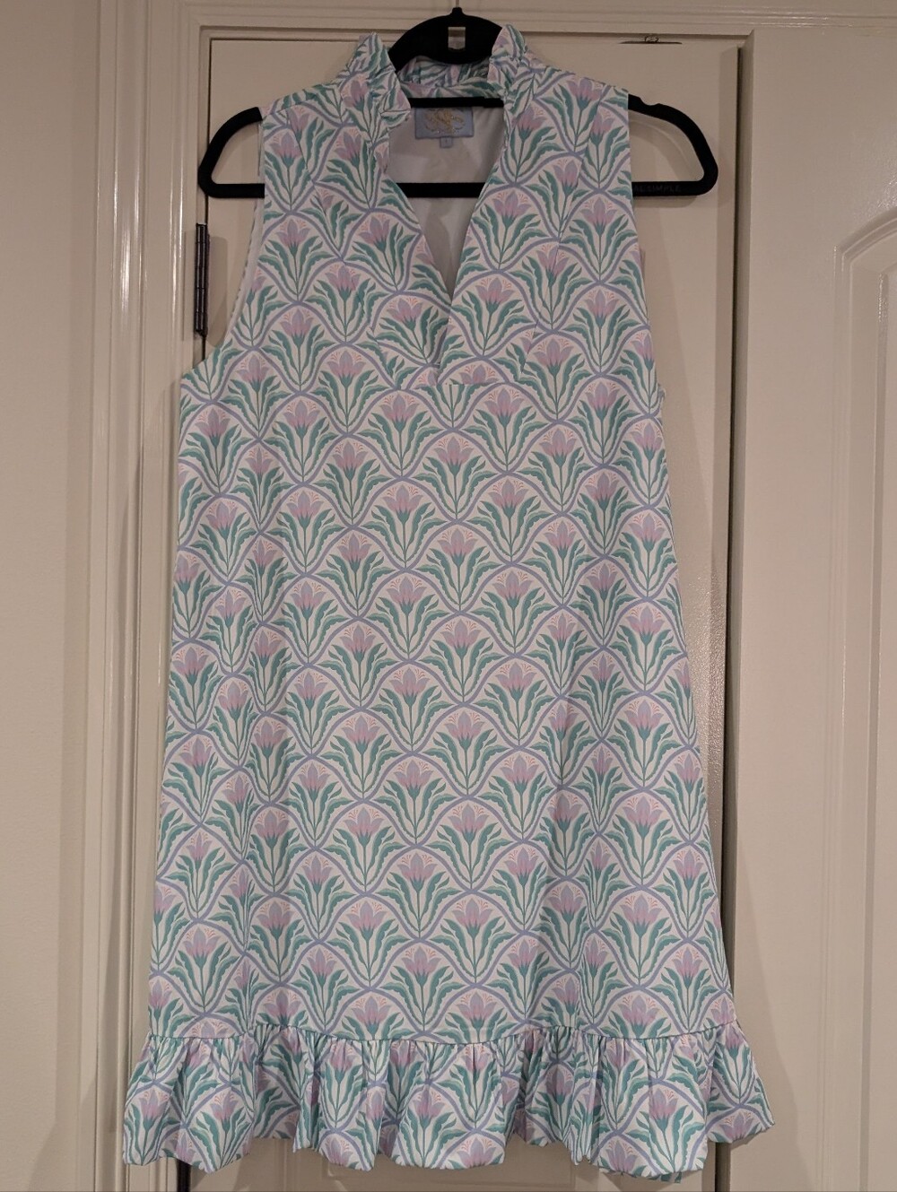 SSYS Sawyer Sleeveless Ruffle Neck Dress